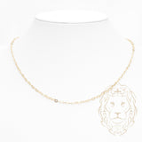 Collier - Or 14K jaune maillons coeurs 3mm - CHG1002