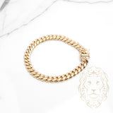 Bracelet - Or 10K jaune cuban link 6.9mm - BRG852