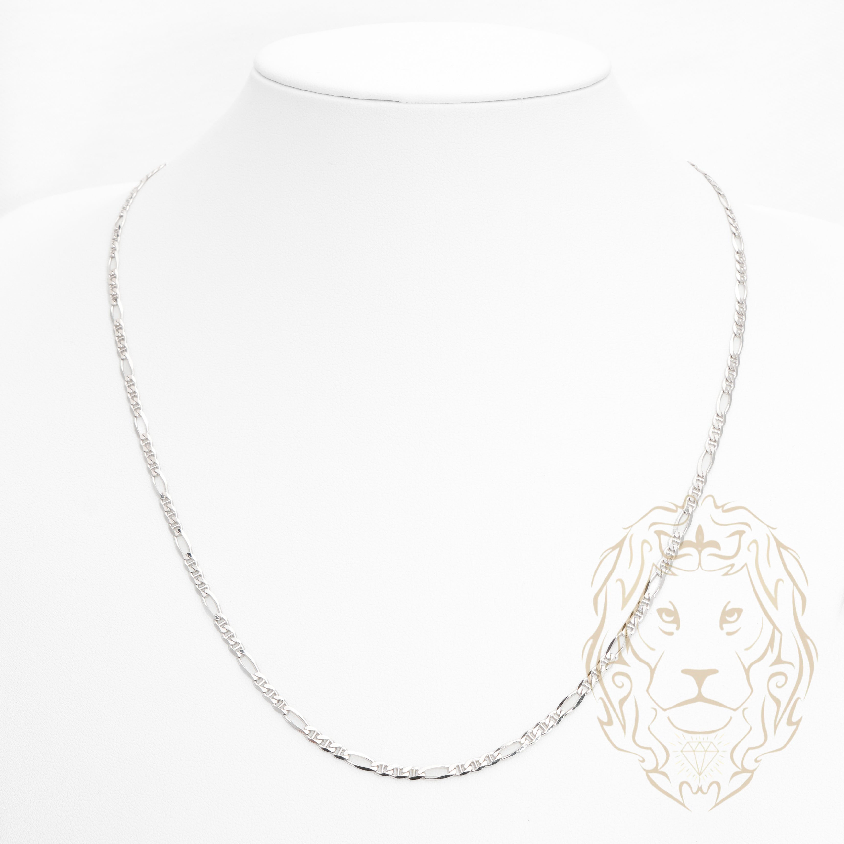 Chaîne - Argent rhodié figarucci 3.25mm - CHS611