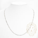 Chaîne - Argent rhodié figaro 3.8mm - CHS615