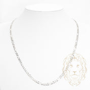 Chaîne - Argent rhodié figaro 4.5mm - CHS616