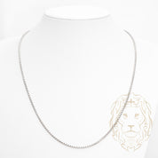 Chaîne - Argent rhodié boîte ronde 2mm - CHS618