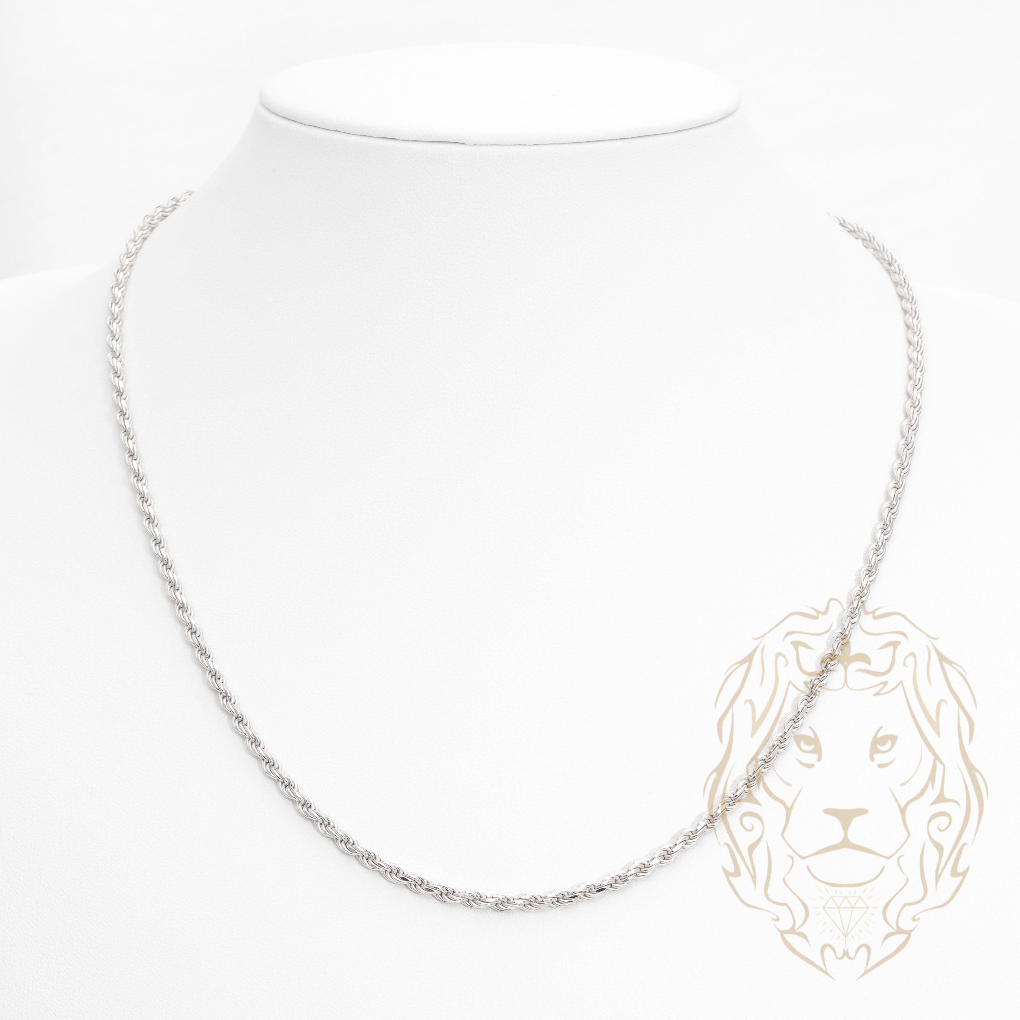 Chaîne - Argent rhodié torsade 2.8mm - CHS625