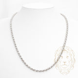 Chaîne - Argent rhodié torsade 4.8mm - CHS627