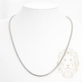 Chaîne - Argent rhodié franco 3.3mm - CHS629