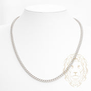 Chaîne - Argent rhodié franco 3.8mm - CHS630