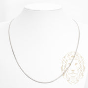 Chaîne - Argent rhodié curb 2.4mm - CHS632