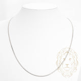 Chaîne - Argent rhodié curb 2.4mm - CHS632