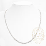 Chaîne - Argent rhodié curb coupe diamant 4.85mm - CHS635