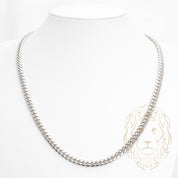 Chaîne - Argent rhodié cuban link 6.8mm - CHS645