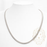 Chaîne - Argent rhodié cuban link 6.8mm - CHS645