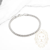 Bracelet - Argent rhodié ice 3.9mm - BRS546