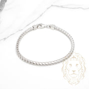 Bracelet - Argent rhodié franco rond 3.2mm - BRS548
