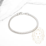 Bracelet - Argent rhodié franco rond 3.2mm - BRS548