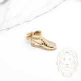 Pendentif - Or 10K jaune soulier Dunk pavé cz - PEG1153