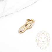Pendentif - Or 10K jaune soulier Dunk pavé cz - PEG1153