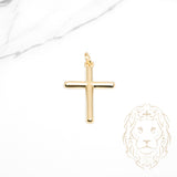 Pendentif - Or 10K jaune croix - PEG1154