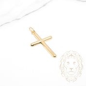 Pendentif - Or 10K jaune croix - PEG1154