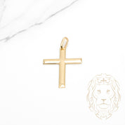 Pendentif - Or 10K jaune croix - PEG1156