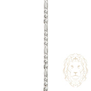 Chaîne - Argent rhodié figaro 2.25mm - CHS614
