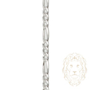 Chaîne - Argent rhodié figaro 4.5mm - CHS616
