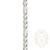 Chaîne - Argent rhodié figaro 5.8mm - CHS617
