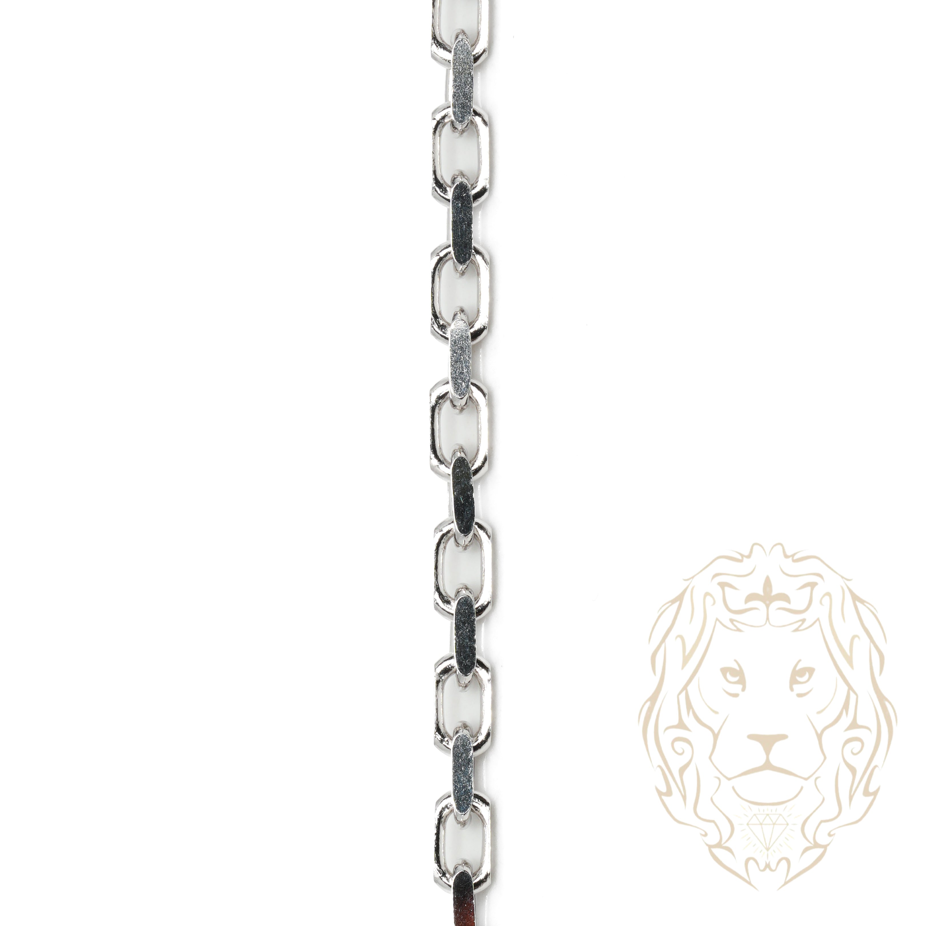 Chain - Rhodium-plated sterling silver Hermes 2.8mm - CHS619