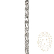 Chaîne - Argent rhodié torsade 3.8mm - CHS626