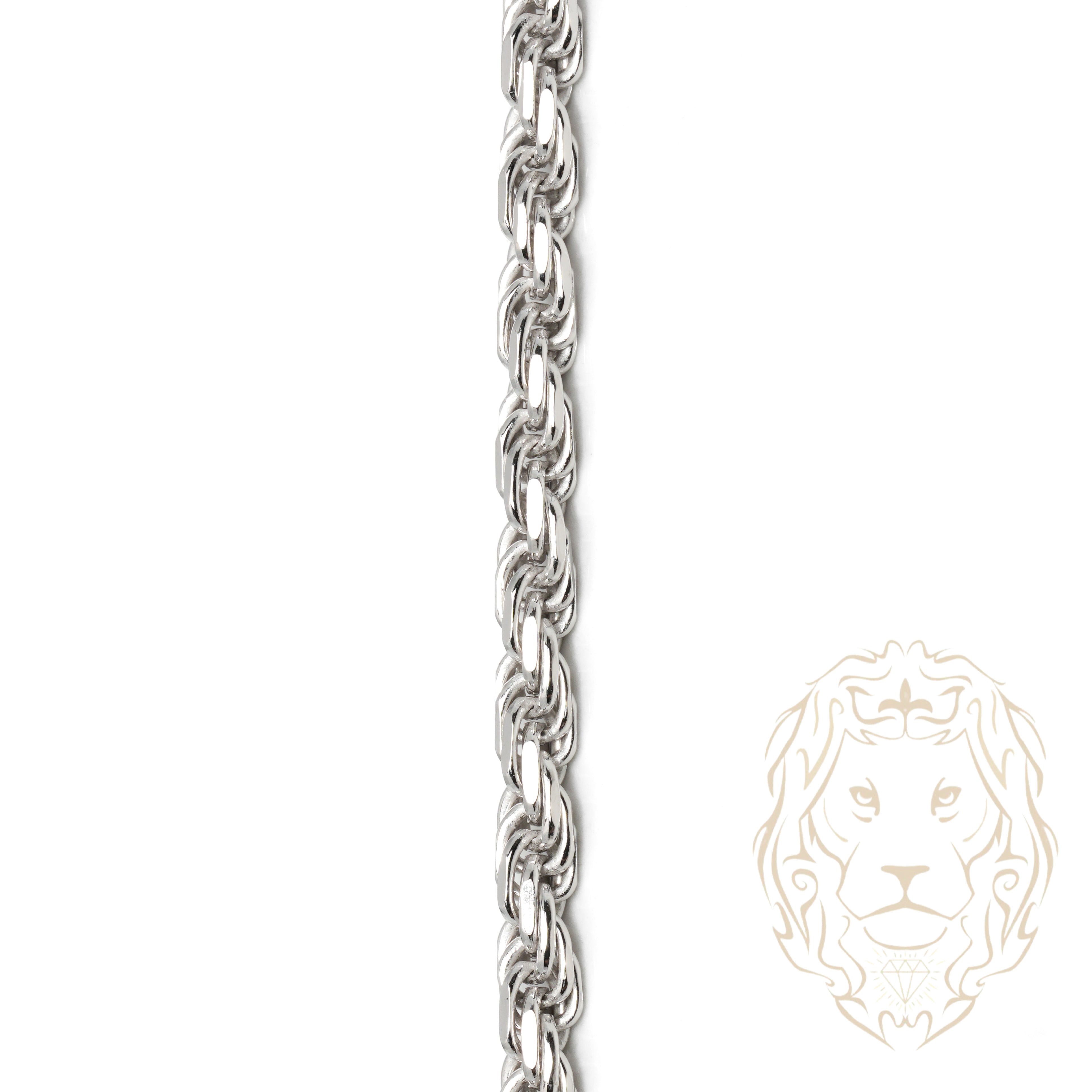 Chaîne - Argent rhodié torsade 3.8mm - CHS626