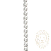 Chaîne - Argent rhodié curb coupe diamant 4.85mm - CHS635