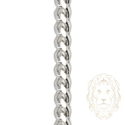 Chaîne - Argent rhodié cuban link 8.25mm - CHS646