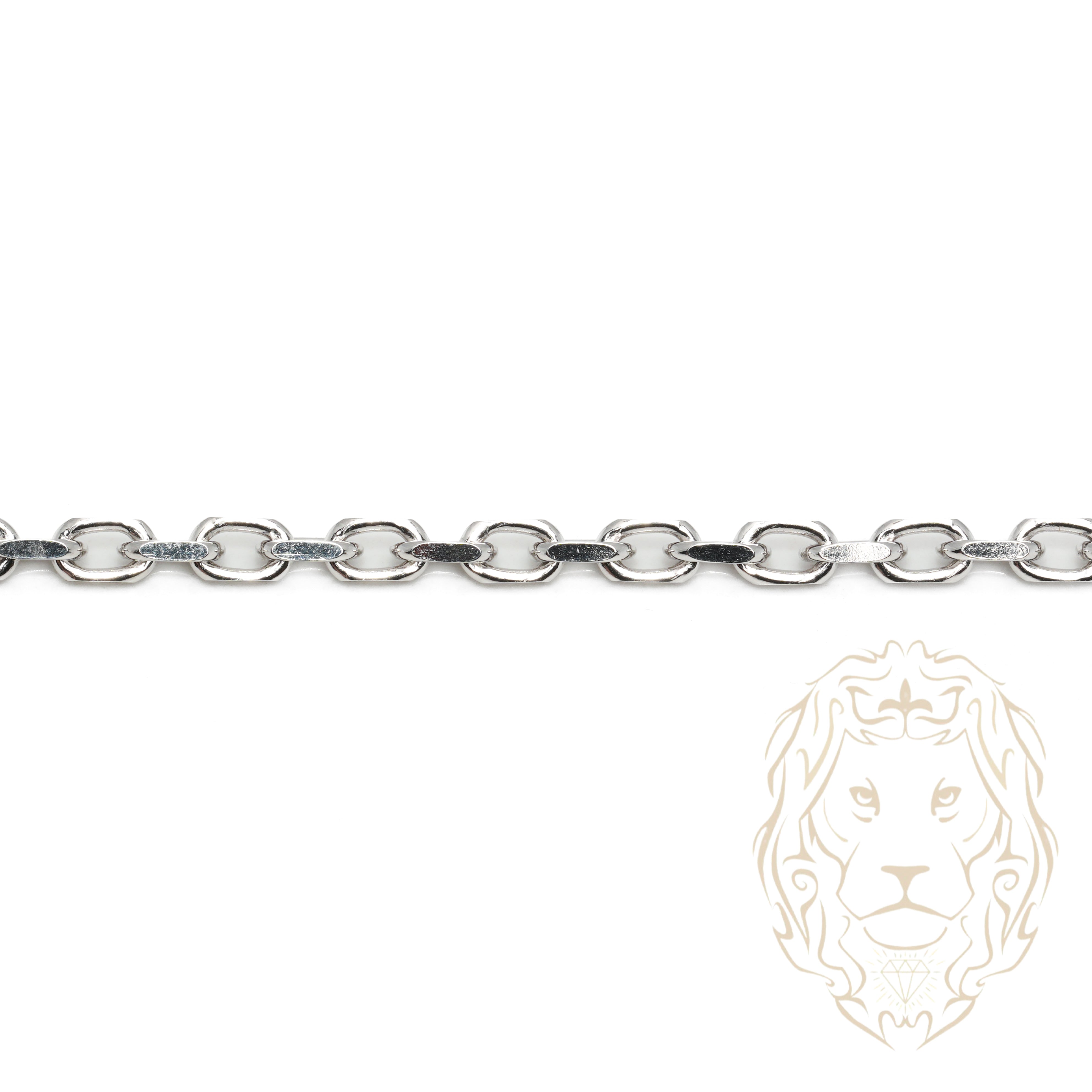 Bracelet - Argent rhodié hermes 2.8mm - BRS540