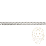Bracelet - Argent rhodié curb 4.1mm - BRS544