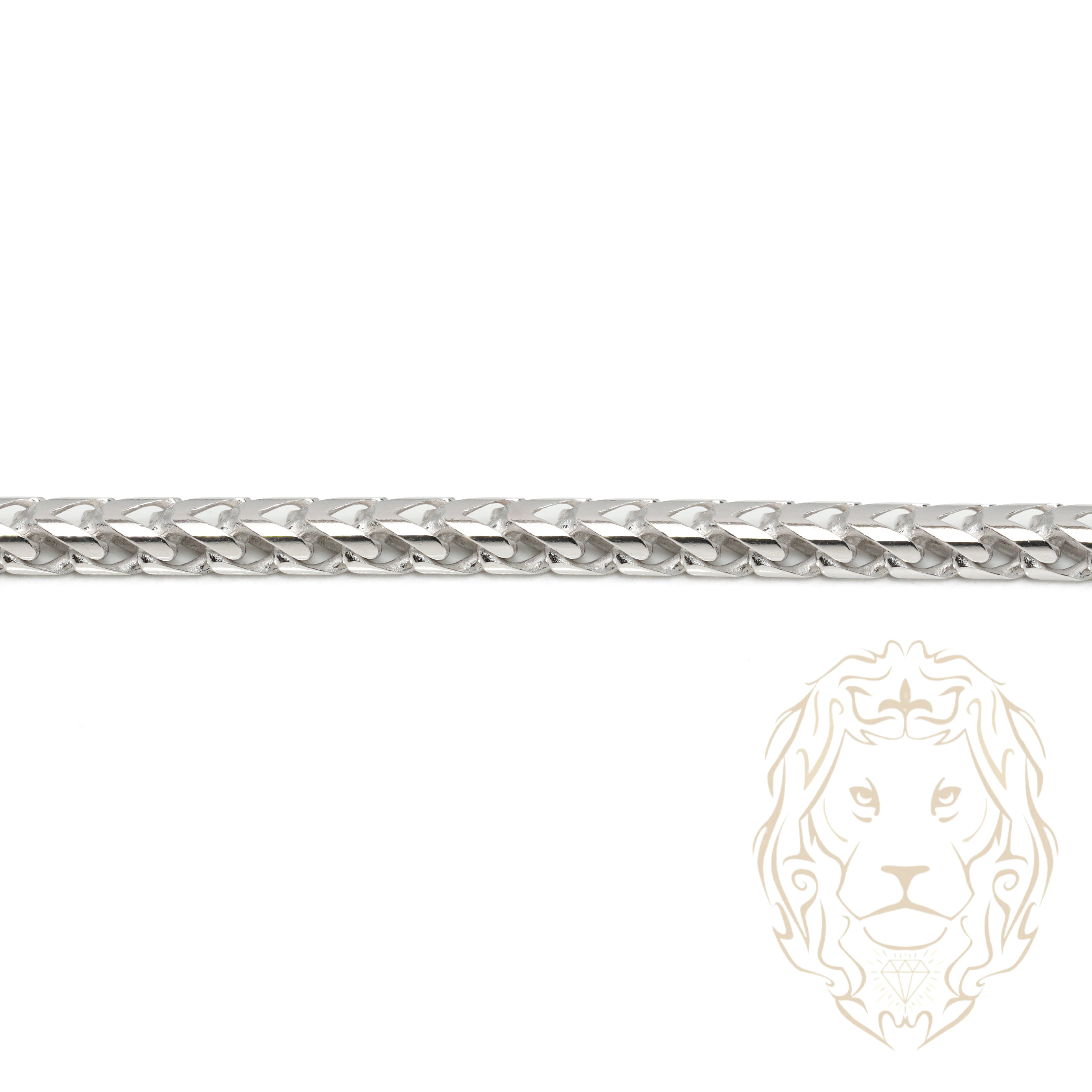 Bracelet - Argent rhodié franco rond 3.2mm - BRS548