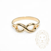 Bague - Or 10K jaune infini - RIG1069