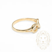 Bague - Or 10K jaune infini - RIG1069