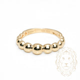 Bague - Or 10K jaune perlée - RIG1071