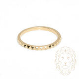 Bague - Or 10K jaune spike 1.6mm - RIG1073