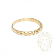 Bague - Or 10K jaune spike 2.5mm - RIG1074