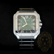 Cartier Santos de Cartier Large  40mm – Cadran Vert, Acier Inoxydable – 2025