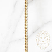 Chain - 10K Gold flat curb 5.7mm - CHG518