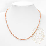 Chaîne - Or 10K rose torsade laser cut 3.5mm - CHG516
