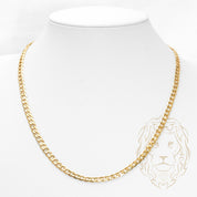 Chain - 10K Gold flat curb 5.7mm - CHG518