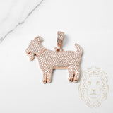 Pendentif - Or 10K rose G.O.A.T. pavé de diamants naturels 6.00TCW - PEGD183