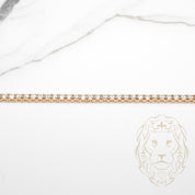 Bracelet - Or 14K jaune tennis diamants lab VVS 7.00TCW coupe rond brillant 3.5mm - BRGL039