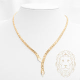 Collier - Or 18K jaune coupe diamant - CHG1224