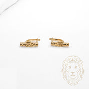 Boucles d'oreilles - Or 18K jaune coupe diamant - BOG1244