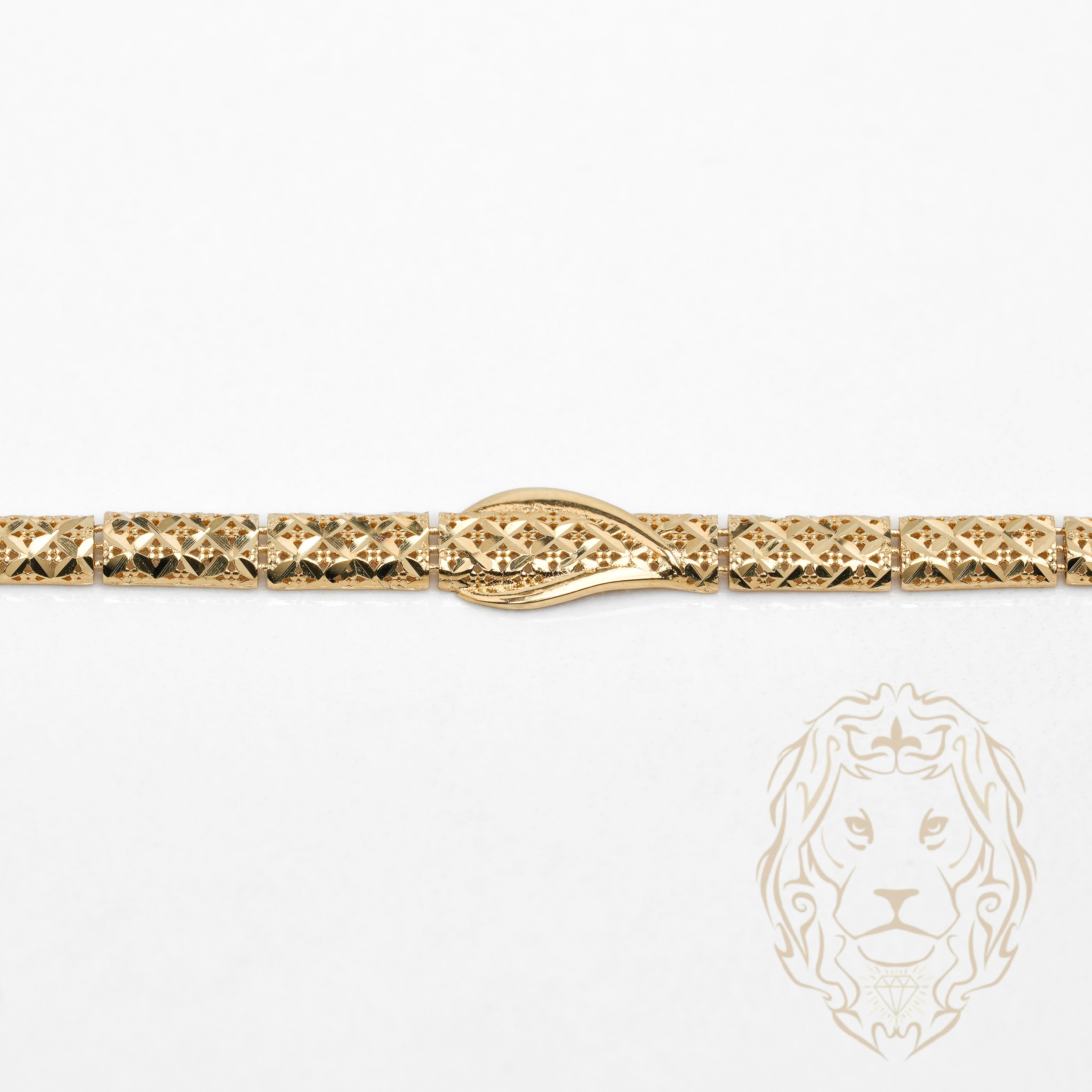Bracelet - Or 18K jaune coupe diamant - BRG905