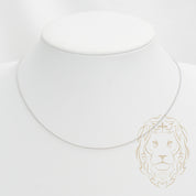 Chain - 14K white gold beads 1.2mm - CHG535