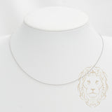 Chain - 14K white gold beads 1.2mm - CHG535